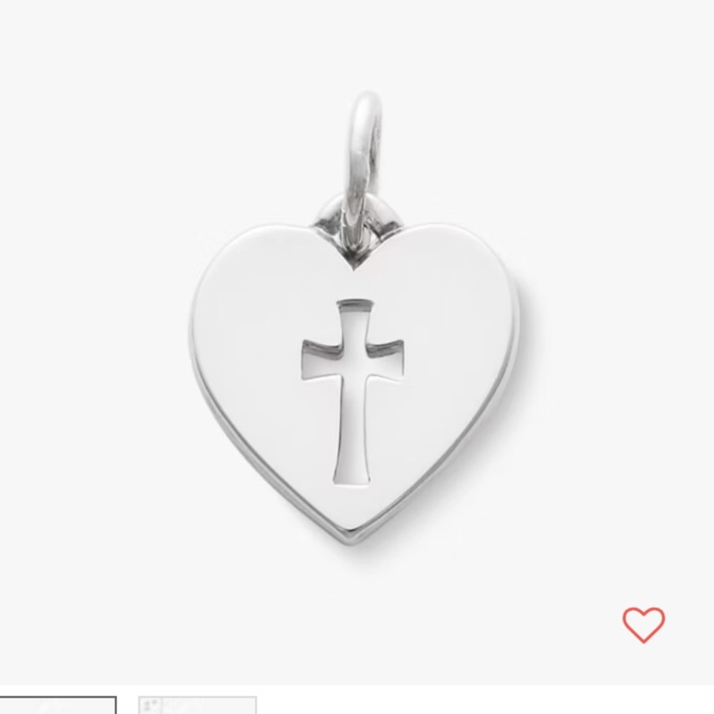 James Avery Crosslet Heart Charm